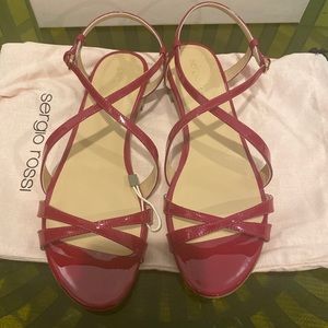 Sergio Rossi Vernice Sandals